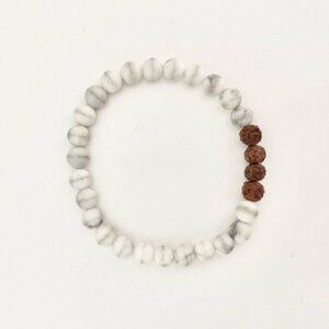 howlite mala bracelet